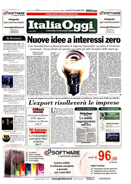 Italia oggi : quotidiano di economia finanza e politica